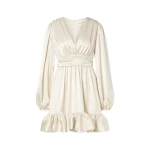 By Malina Jadie Mini Dress in Cream | Wedding Dresses | Coveti