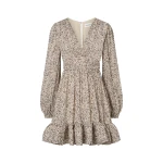 By Malina Jadie Mini Dress in Shaded Dot | Mini Dresses | Coveti