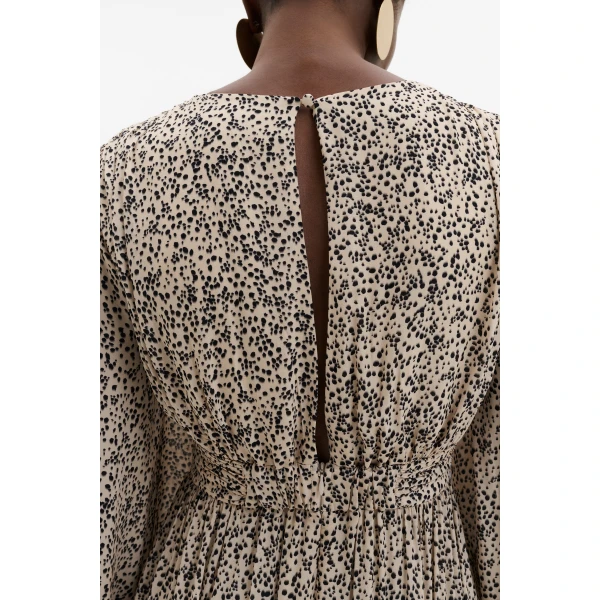 By Malina Jadie Mini Dress in Shaded Dot | Mini Dresses | Coveti