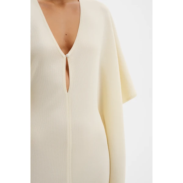 By Malina Janna Maxi Kaftan in Pearl | kaftan | Coveti