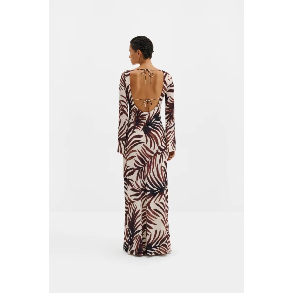 By Malina Jennelie Maxi Dress in Burnt Leaf | Maxi Dresses | Coveti