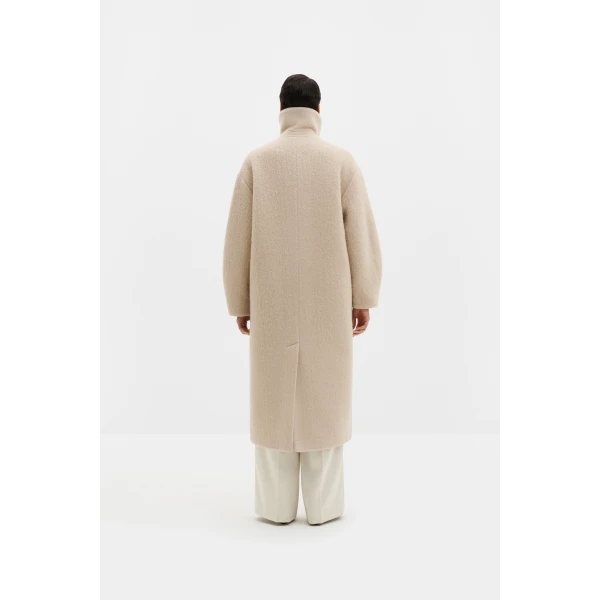 By Malina Jennifer Coat in Light Taupe | Coats | Coveti