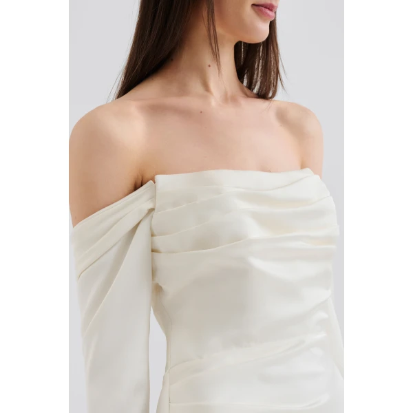 By Malina Josephine Gown in Cream | Wedding Dresses | Coveti