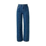 By Malina Katia High Rise Wide Jeans in Dark Blue Vintage | Denim | Coveti