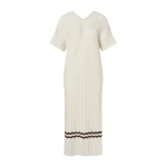 By Malina Kira Midi Dress in White | Midi Dresses | Coveti