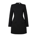 By Malina Leanna Mini Dress in Black | Mini Dresses | Coveti