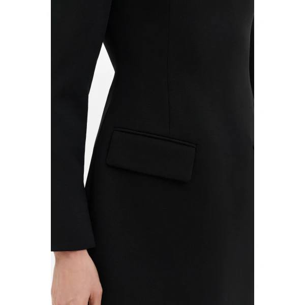 By Malina Leanna Mini Dress in Black | Mini Dresses | Coveti