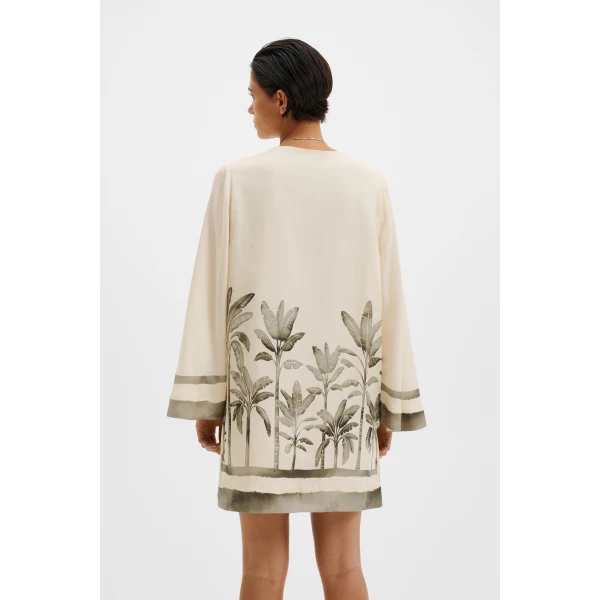 By Malina Leonella Mini Dress in Palm | Mini Dresses | Coveti