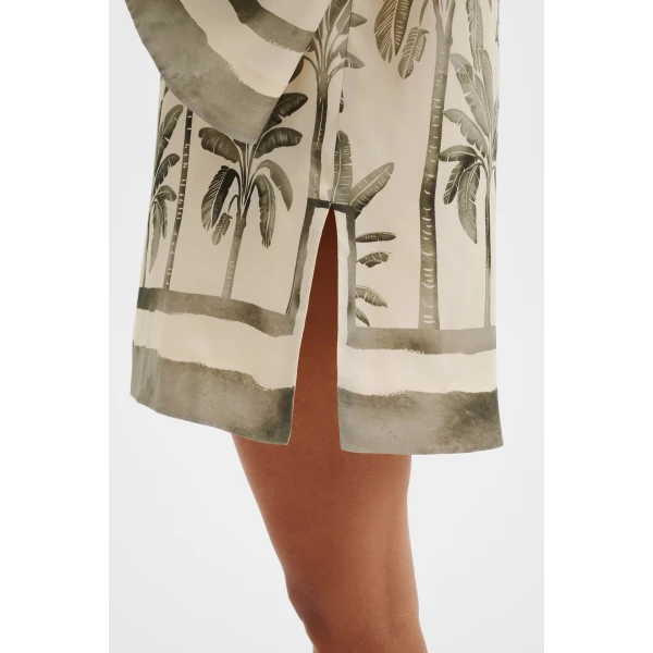 By Malina Leonella Mini Dress in Palm | Mini Dresses | Coveti
