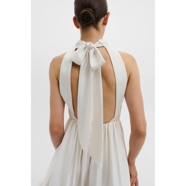 By Malina Liana Mini Dress in Cream | Wedding Dresses | Coveti
