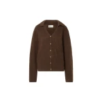 By Malina Lilian Cardigan in Dark Brown | Cardigan | Coveti