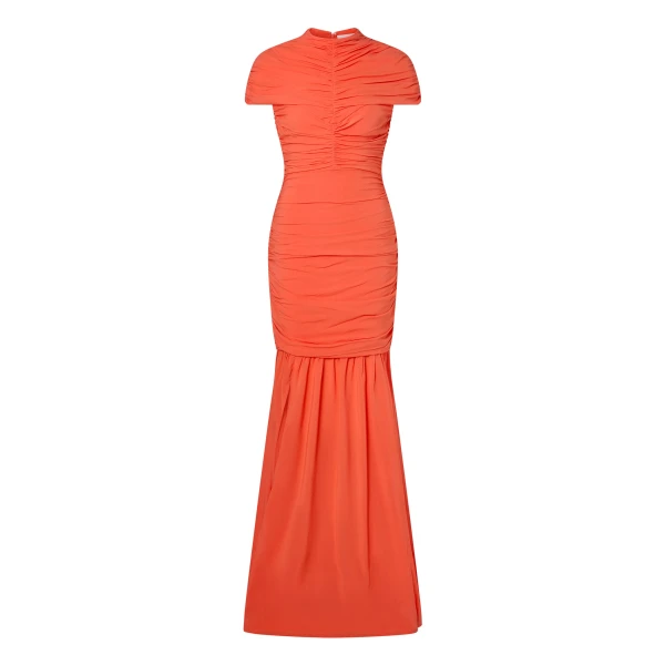 Loana Maxi Dress in Coral