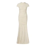 By Malina Loana Maxi Dress in Pearl | Maxi Dresses | Coveti