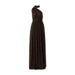 By Malina Lola Maxi Dress in Dark Brown | Maxi Dresses | Coveti