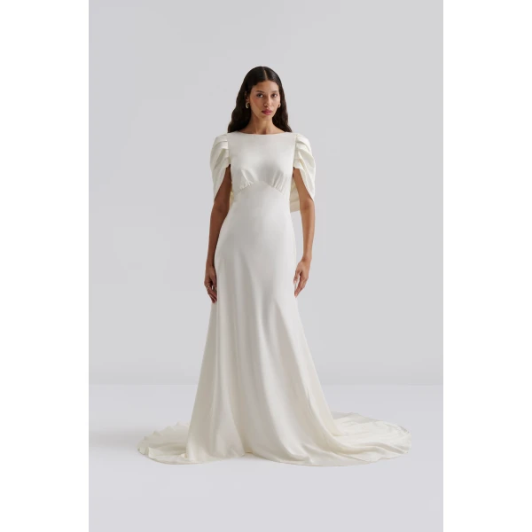 By Malina Louise Gown in Cream | Wedding Dresses | Coveti