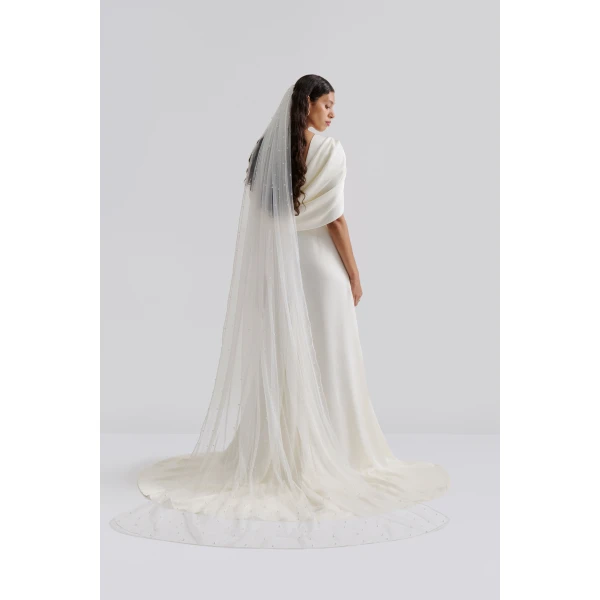 By Malina Louise Gown in Cream | Wedding Dresses | Coveti
