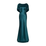 By Malina Louise Maxi Dress in Teal | Maxi Dresses | Coveti