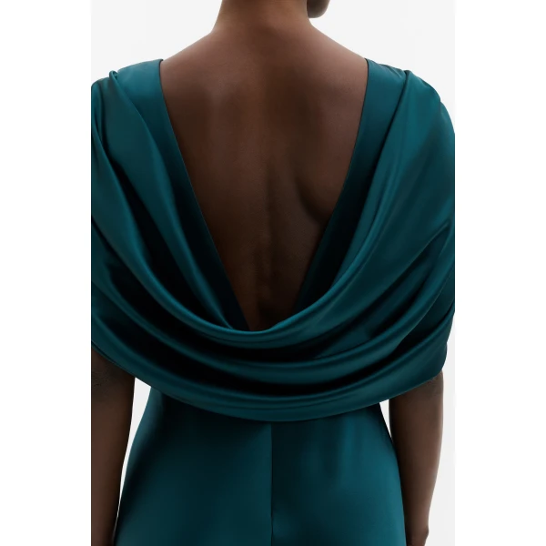 By Malina Louise Maxi Dress in Teal | Maxi Dresses | Coveti