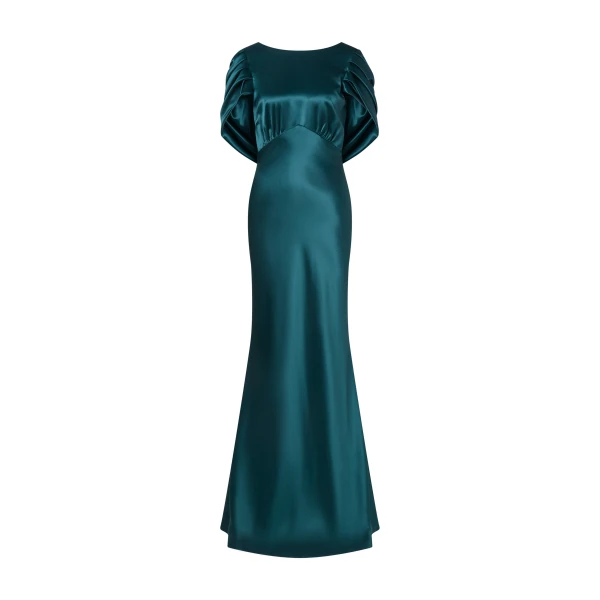 By Malina Louise Maxi Dress in Teal | Maxi Dresses | Coveti