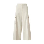 By Malina Madilyn Trousers in Pearl | Wide leg pants | Coveti