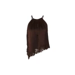 By Malina Madina Top in Dark Brown | Tops | Coveti