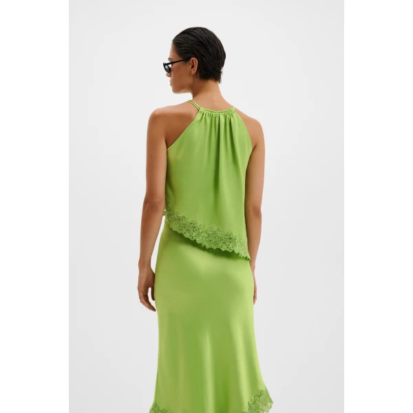 By Malina Madina Top in Lime | Tops | Coveti