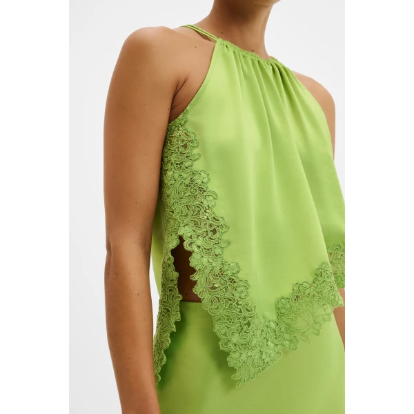 By Malina Madina Top in Lime | Tops | Coveti