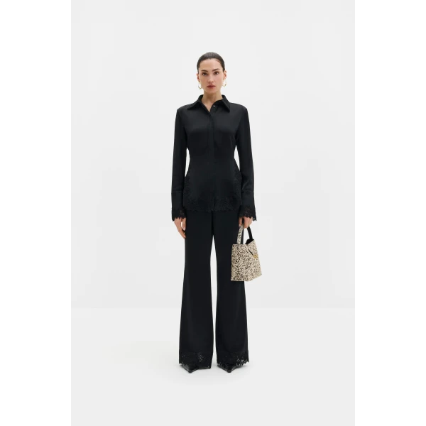 By Malina Malou Shirt in Black | Shirts | Coveti