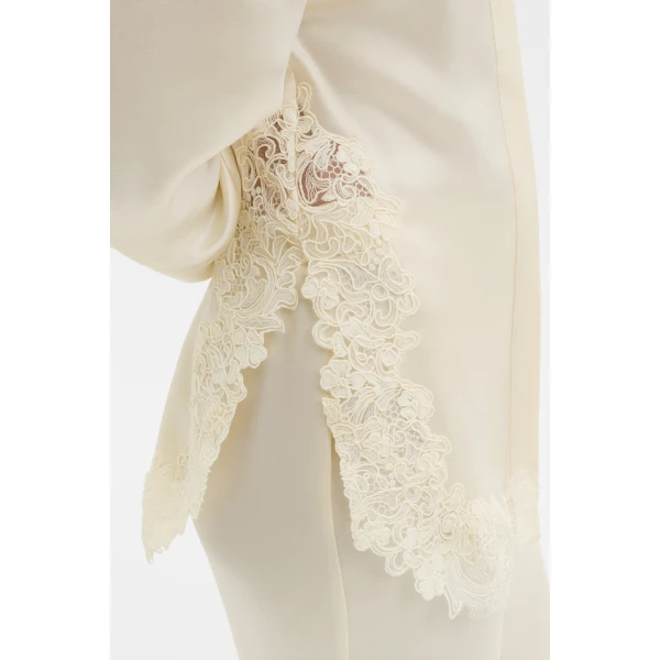 By Malina Malou Shirt in Pearl | Shirts | Coveti