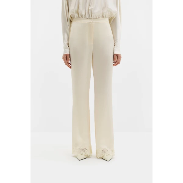 By Malina Marine Trousers in Pearl | Pants | Coveti