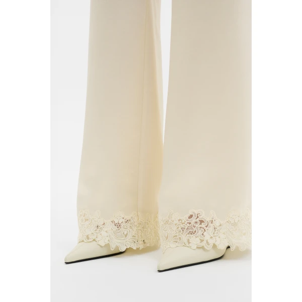 By Malina Marine Trousers in Pearl | Pants | Coveti