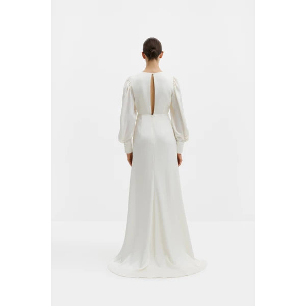 By Malina Mathilde Gown in Cream | Wedding Dresses | Coveti