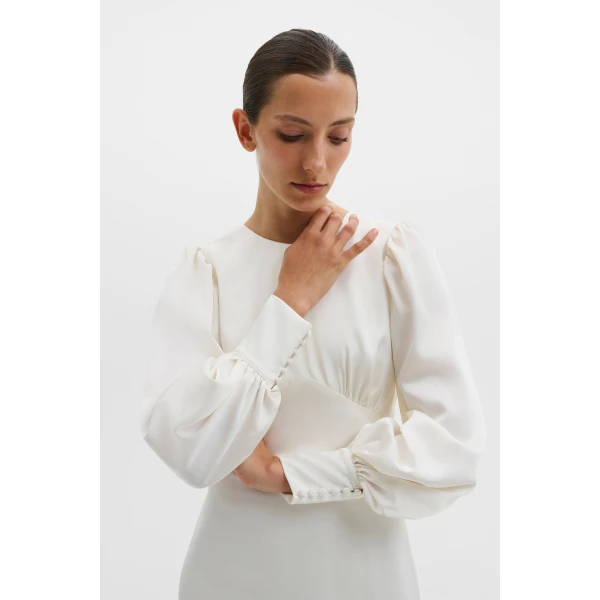 By Malina Mathilde Gown in Cream | Wedding Dresses | Coveti