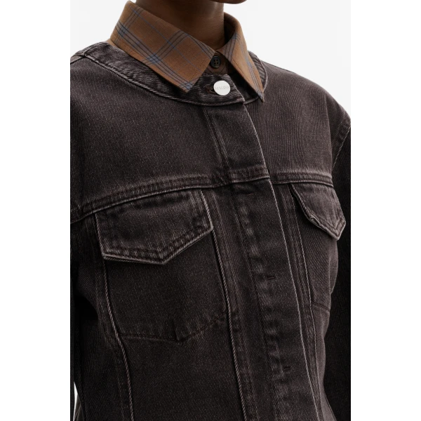 By Malina Meja Shirt in Brown Wash | Shirts | Coveti