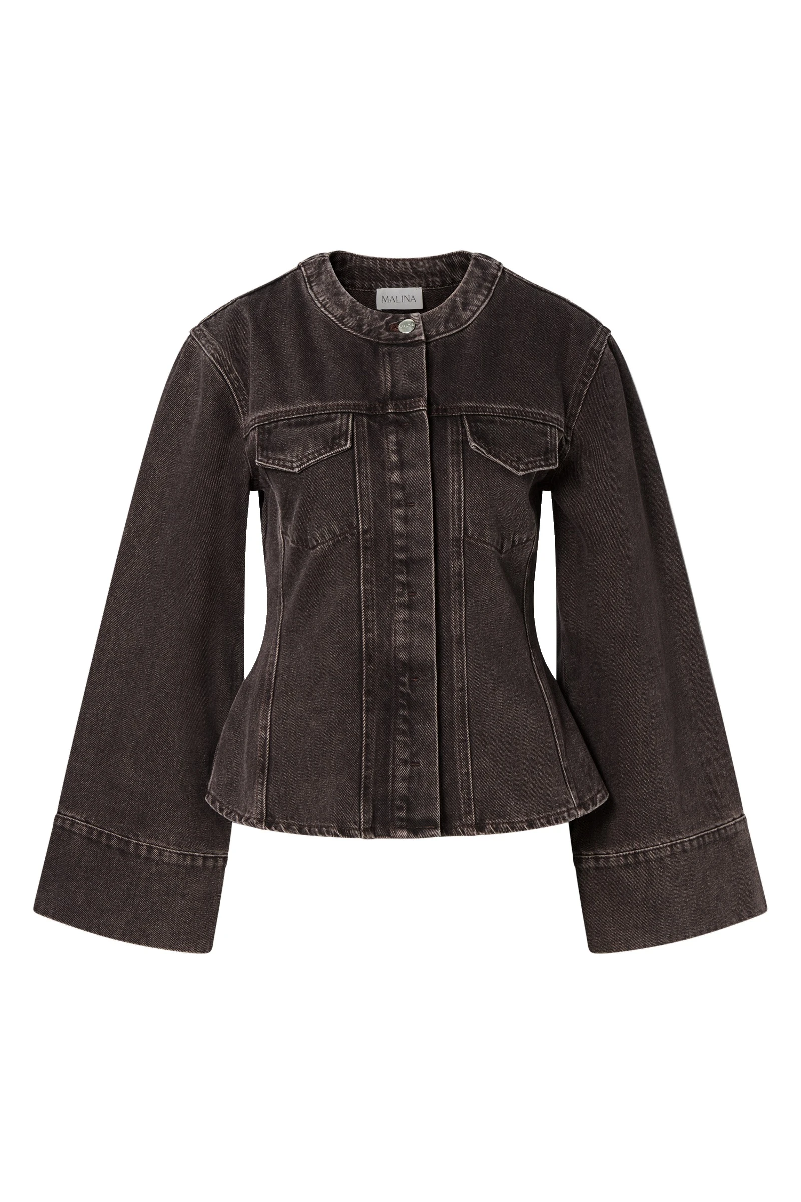 By Malina Meja Shirt in Brown Wash By Malina Meja Shirt in Brown Wash | Shirts | Coveti