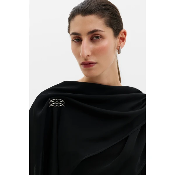 By Malina Melandy Blouse in Black | Blouse | Coveti