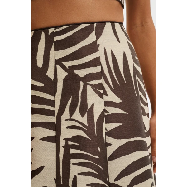 By Malina Meline Midi Skirt in Burnt Leaf | Midi Skirts | Coveti