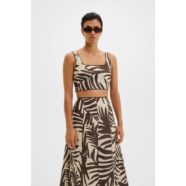 By Malina Mereya Top in Burnt Leaf | Tops | Coveti