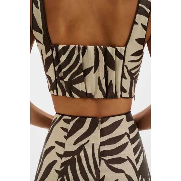 By Malina Mereya Top in Burnt Leaf | Tops | Coveti