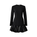 By Malina Miki Mini Dress in Black | Mini Dresses | Coveti
