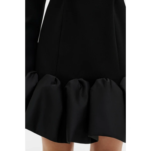 By Malina Miki Mini Dress in Black | Mini Dresses | Coveti