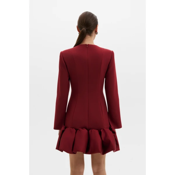 By Malina Miki Mini Dress in Ruby | Mini Dresses | Coveti
