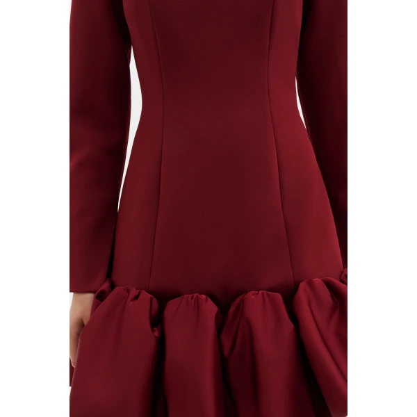 By Malina Miki Mini Dress in Ruby | Mini Dresses | Coveti