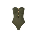 By Malina Milea Swimsuit in Dusty Olive By Malina Milea Swimsuit in Dusty Olive | Swimsuits | Coveti