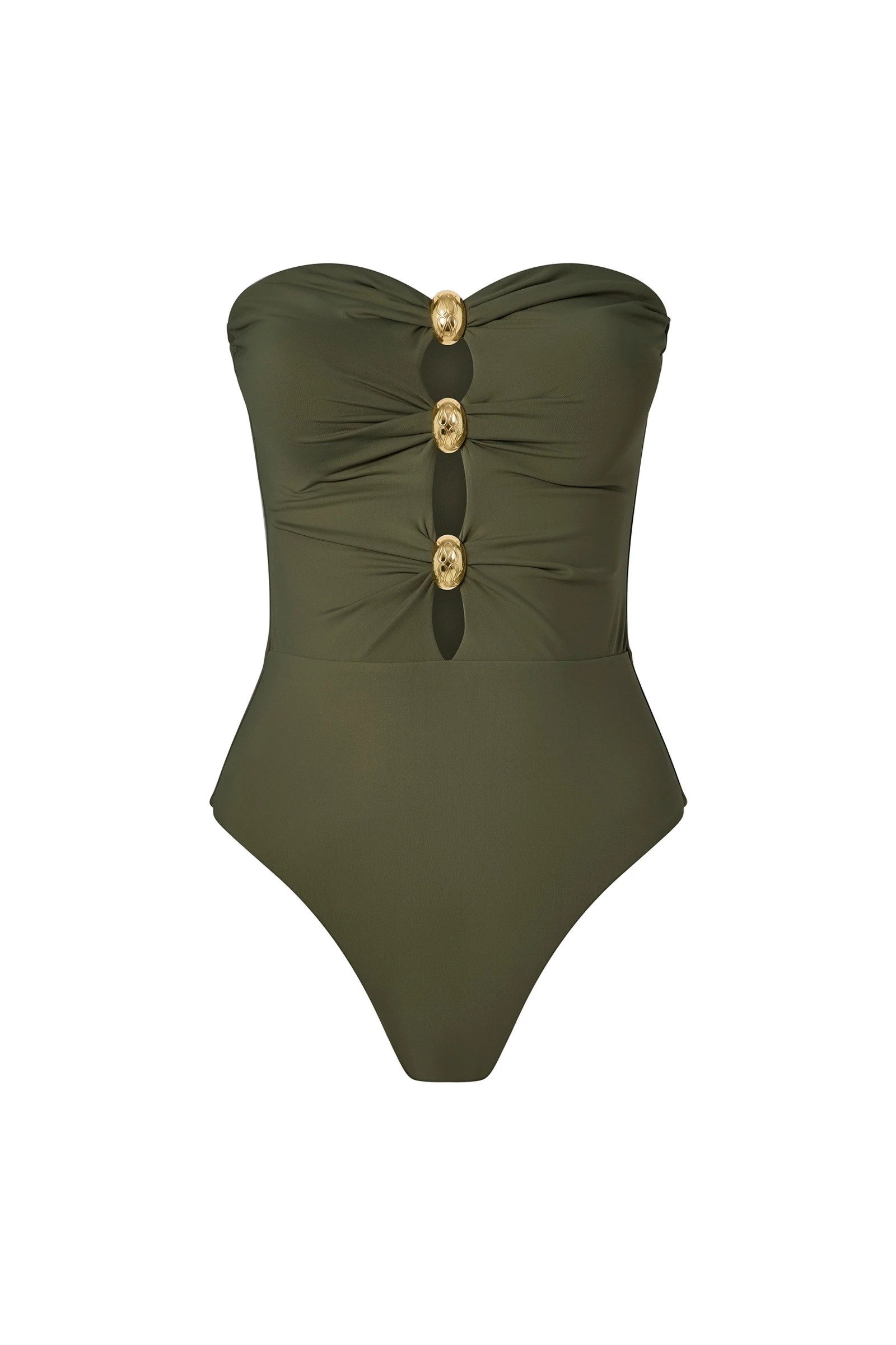 By Malina Milea Swimsuit in Dusty Olive By Malina Milea Swimsuit in Dusty Olive | Swimsuits | Coveti