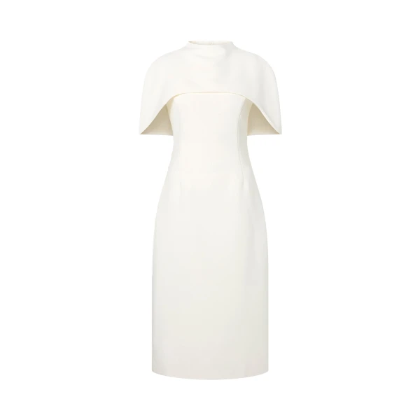 Milena Midi Dress in Cream