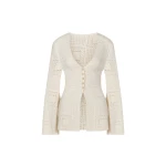 By Malina Mirella Cardigan in Vanilla | Cardigan | Coveti