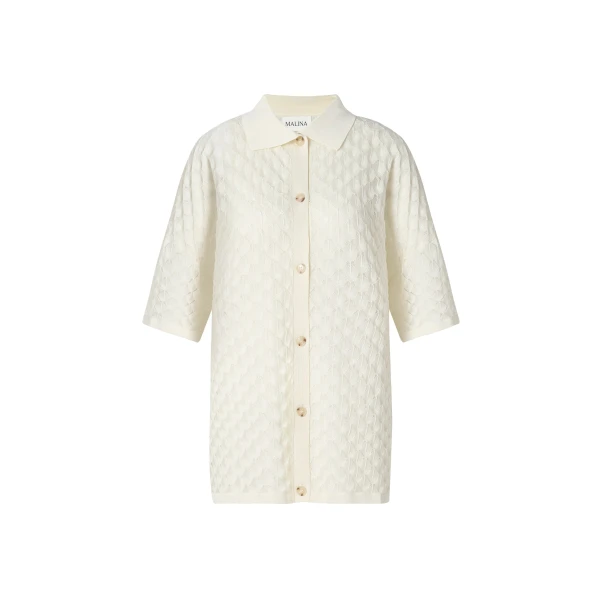 Moa Oversized Shirt in Cream