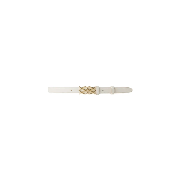 Monogram Belt in Vanilla