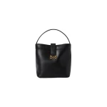 By Malina Monogram Bucket Bag in Black | Bucket Bags | Coveti